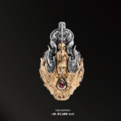 潮流个性 WUYIN无垠 925银18K金 绽鳞蛇吊坠 机关可打开 藤蛇系列