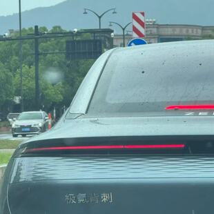 适用于极氪001不锈钢材质定制车尾标极氪背刺个性恶搞创意车标贴