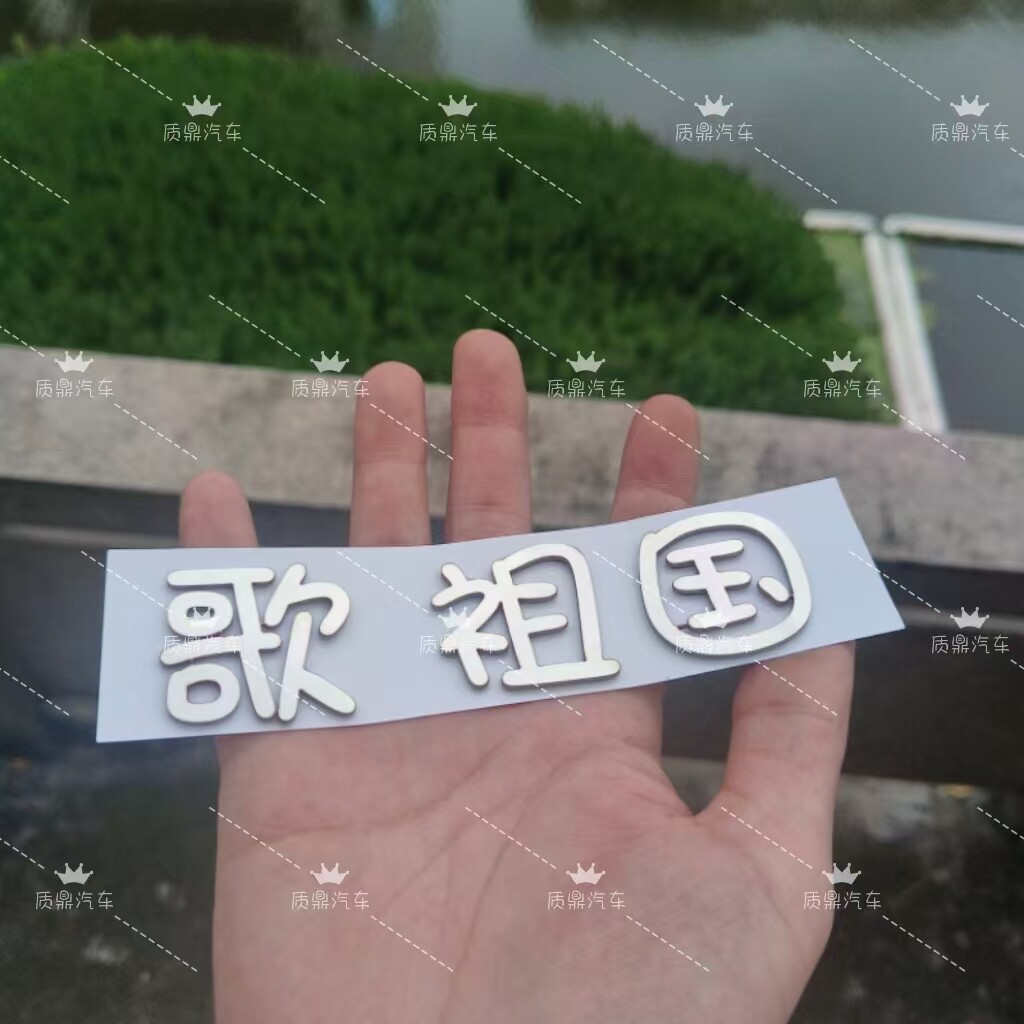 比亚迪宋不锈钢材质定制车尾贴