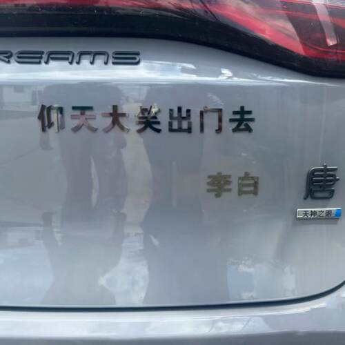比亚迪系列不锈钢材质定制车尾标