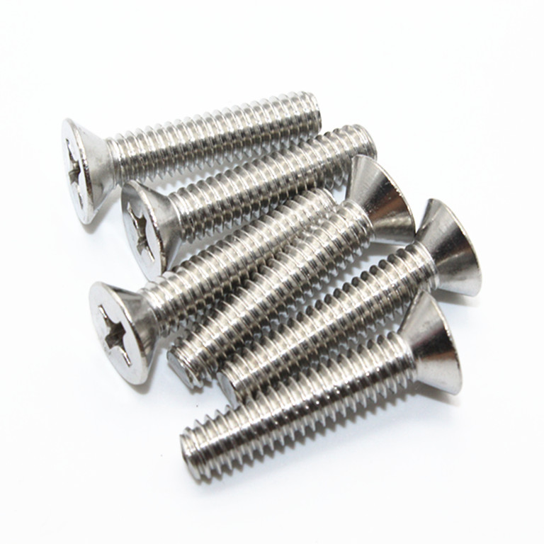 304不锈钢十字槽螺栓沉头