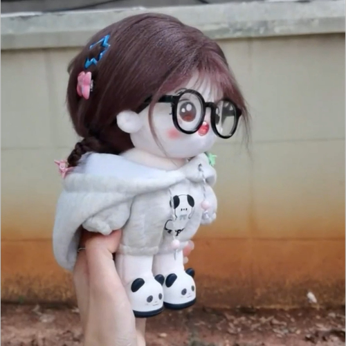 棉花娃娃女现货正版 20cm 可换装人形玩偶超萌毛绒公仔生日礼物