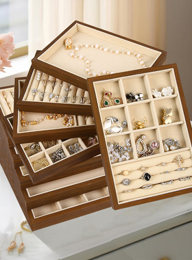 Jewelry storage box anti oxidation 2023 new detachable jewel