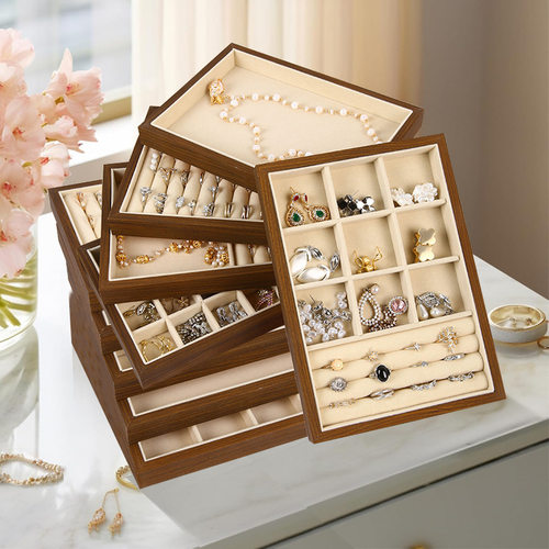 Jewelry storage box anti oxidation 2023 new detachable jewel