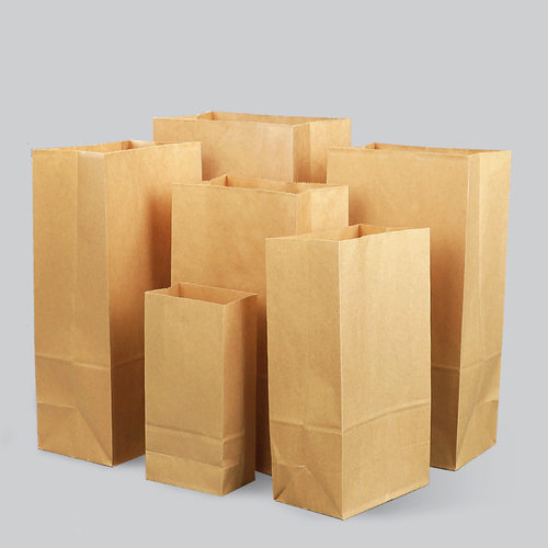 Thickening packs a brown paper bag one-time oil baked bread