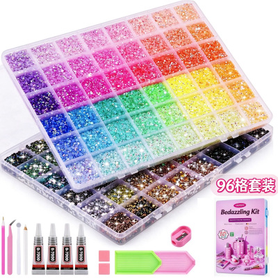 Rhinestones for Bedazzling, 3mm Bedazzler Kit with Flatback