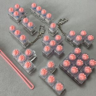 glowing computer caps keyboard fidget toy clicky stress键盘