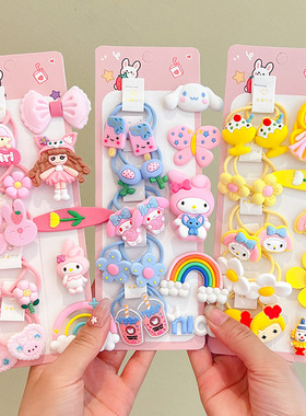 kids hair clips girls baby princess hairpins accessories set