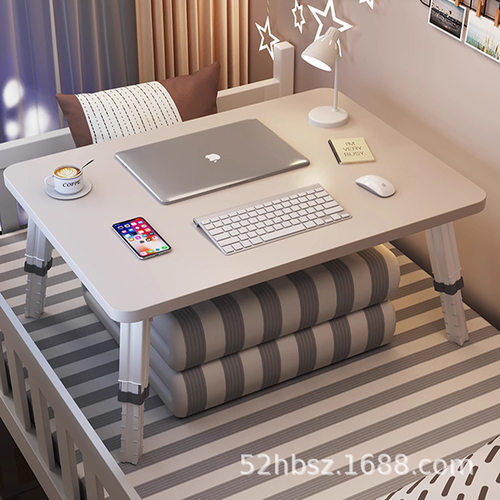 Foldable bed table Study desk laptop table Bay window table
