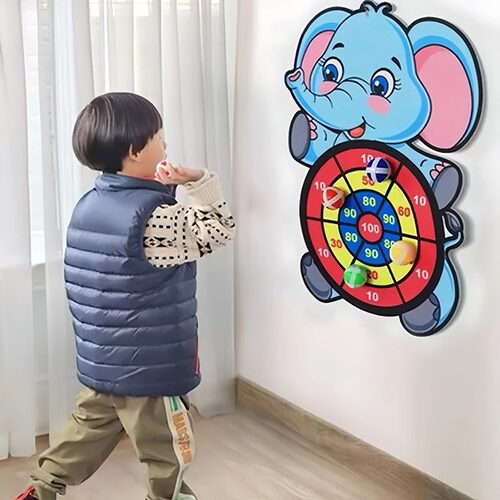Soft Sticky Ball Dartboard Set Children Target Toys for Kids