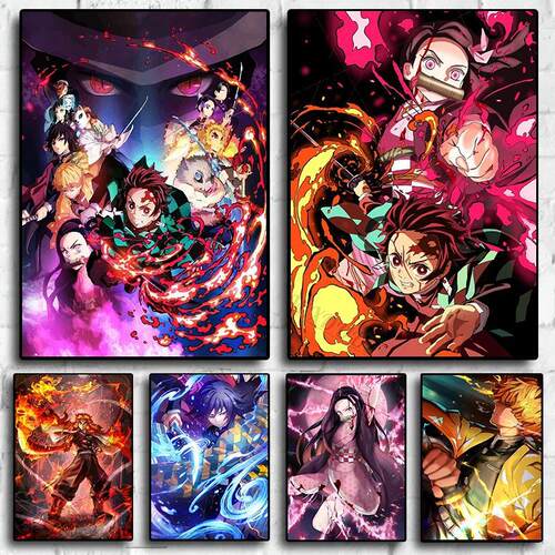 Vintage Classic Anime Poster Kraft Posters Print Decorations