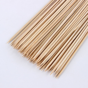 Bamboo Skewers for BBQ Grilling Kitchen Barbecue Appetiser