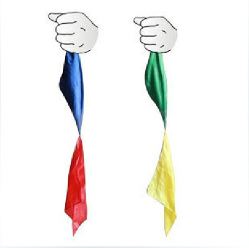 4 Colors Changing Magic Silk Scarf Magic Trick By Mr. Tricks