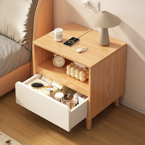 Nightstand small Bedside cabinet sofa side drawer table