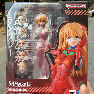 现货 万代 新世纪福音战士 SHF 式波 明日香 兰格雷 成品可动