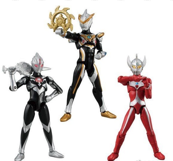 可动手办食玩掌动万代泰罗欧布