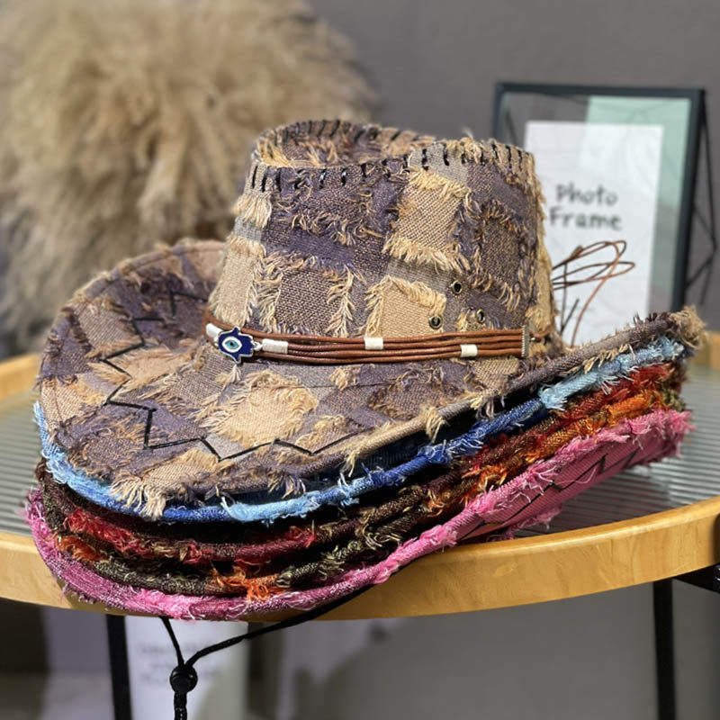 藏族做旧复古爵士帽子男女户外旅游防晒遮阳登山帽西部牛仔帽女款,服饰配件/皮带/帽子/围巾,帽子,淘宝优惠券,粉丝福利购,淘宝优惠卷