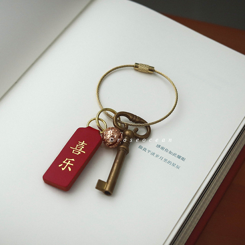 蔷薇海洋 极简主义钥匙圈  金属挂件扣 装饰配件|msdalam kategori bekalan perayaan/hadiah, Hadiah kreatif, rantai kunci - dari Buy2taobao.com untuk memberikan perkhidmatan ejen Taobao profesional membeli