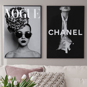 饰画有框挂画墙壁高级感 大师艺术复古怀旧欧美装 时尚 黑白摄影经典