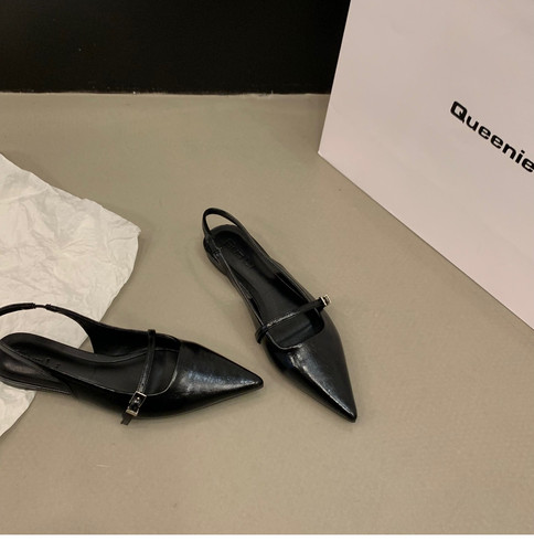 平底百搭不累脚包头凉鞋仙女鞋