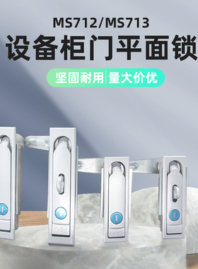 AW安望电柜锁具户外平面MS712-1电箱锁MS713锁配电箱口罩机用桩锁