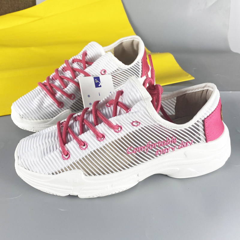 调色板女鞋2023春夏季网纱透气帆布鞋老北京系带小白鞋孕妇休闲鞋