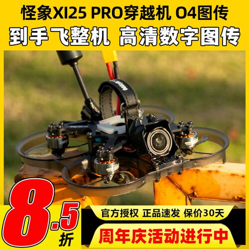 怪象XI25 PRO穿越机到手飞整机搭载O4图传涵道2.5寸航拍FPV无人机
