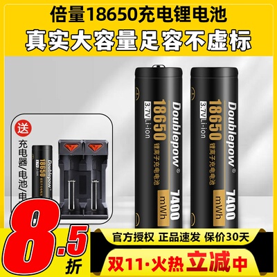倍量18650锂电池充电器大容量航模遥控器迈克TX16STX12控电T3.7V