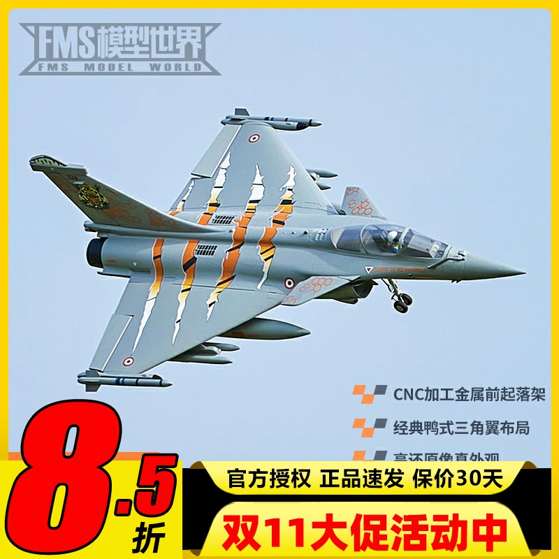 FMS64mm阵风像真航模固定翼模型