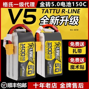 150C暴力竞速6S 1400mah 格氏金砖5.0锂电池6s穿越机fpv1200 格式