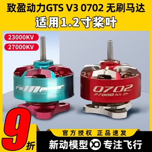 RCinpower致盈动力GTS V3 0702无刷电机花飞竞速室内穿越机动力1s