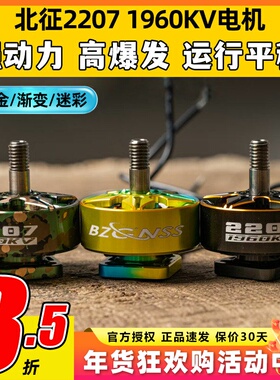 北征2207电机5寸穿越机电机无刷电机FPV无人机1960kv穿云竞速花飞