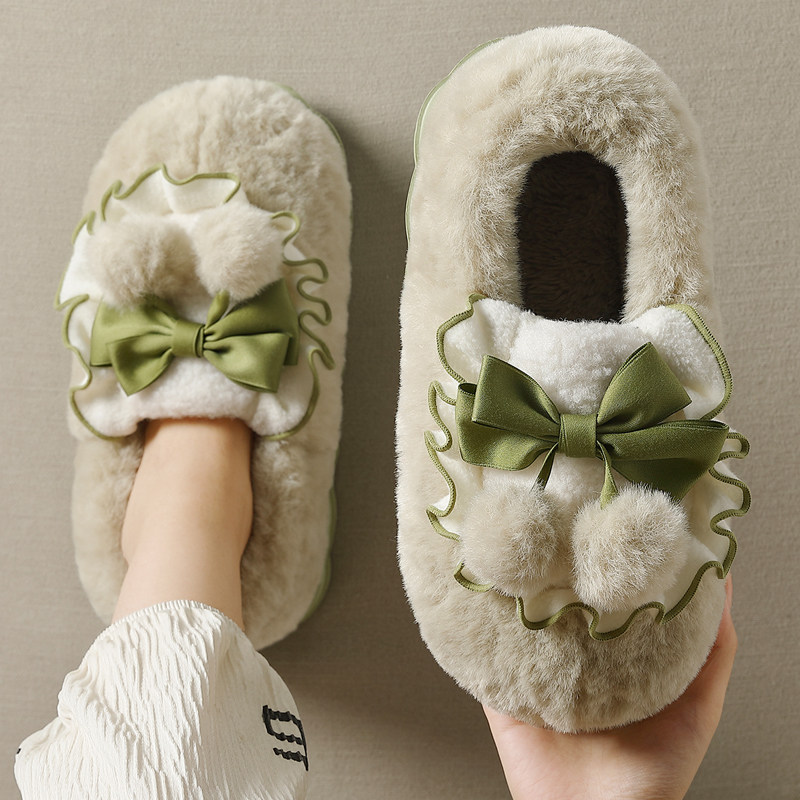 棉拖鞋女款秋冬季外穿2025