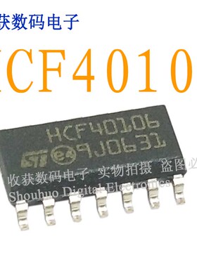 HCF40106逻辑芯片SOP-14液晶显示屏缓冲继电器驱动板9J0631模块IC
