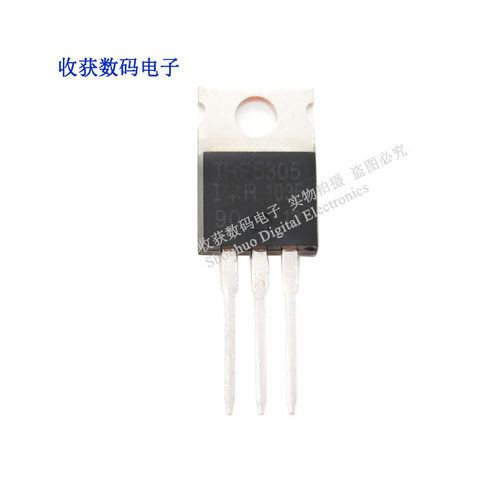 IRF5305 P沟芯片To-220继电器31A55V驱动板IRF530N场效应模块