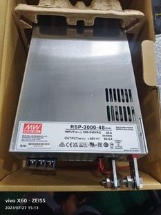 48台湾明纬开关电源48Ⅴ62.5A仅装 未使用带包装 机 明纬RSP 3000