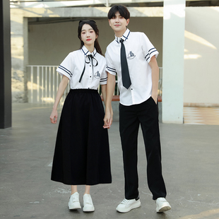 毕业班服套装大合唱演出服初中生学院风朗诵表演服小学生比赛服装