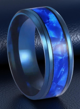 钛钢戒指男款嘻哈ins风高级感不掉色不锈钢潮流饰品手饰