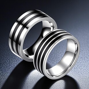 钛钢戒指男款嘻哈潮流不掉色高端ins不锈钢手饰高级感小众设计