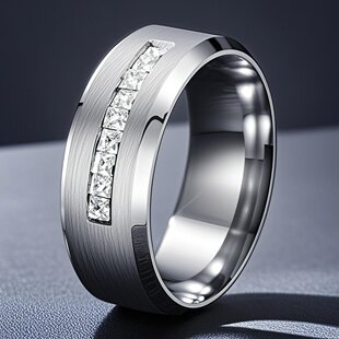 钛钢戒指男款高级感不掉色小众设计ins风镶钻不锈钢手饰潮流款
