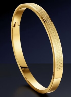 不锈钢手镯女生高级感时尚满天星百搭满钻钛钢手环不掉色饰品