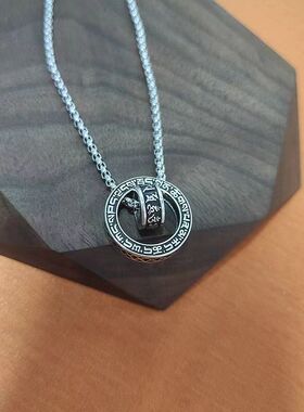 六字真言项链男转运珠吊坠匠心打造高级感复古中国风设计配饰饰品