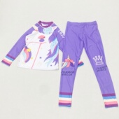 分体泳衣套装 长裤 海边度假温泉游泳防晒 中大童女童长袖 666折扣