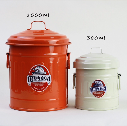 日本dulton金属笔筒迷你小收纳桶