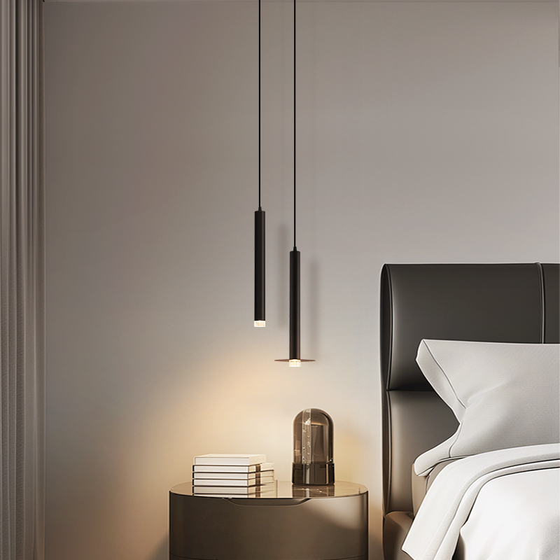 现代极简卧室小吊灯包豪斯客厅餐厅意式简约设计感轻奢高端床头灯