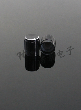 黑色15X17mm高铝旋钮切线6mm花轴旋钮   单个价格