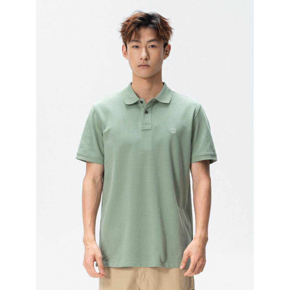 添柏岚TIMBERLAND男POLO衫夏季舒适透气时尚翻领短袖T恤衫A6943