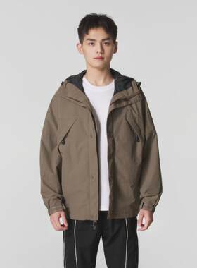 球星Timberland冲锋衣外套男秋冬户外徒步防水连帽夹克A68XF