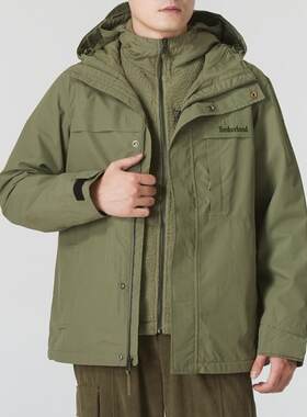 球星Timberland三合一冲锋衣男秋季户外休闲夹克保暖外套A696H