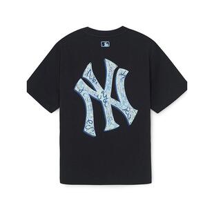 MLB儿童男女26新款童装NY舒适时尚圆领透气运动短袖T恤7ATSB3563